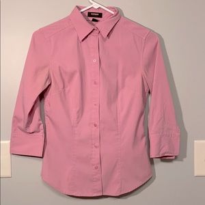 2, Express pink Button down